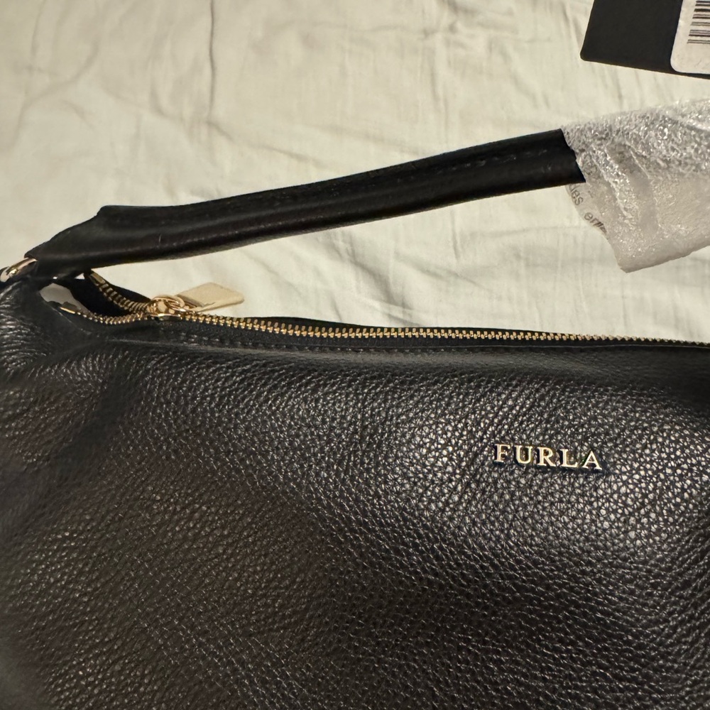 Furla Black Leather hobo Women's Bag - Picture 7 of 10